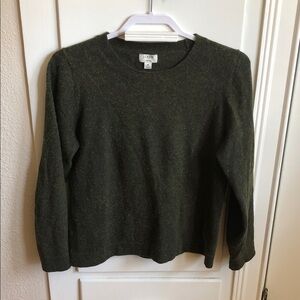 J. Crew Women's Crewneck Sweater in Olive